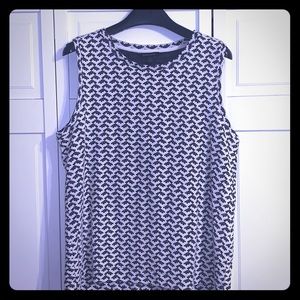Blue and white Top, Banana Republic size M